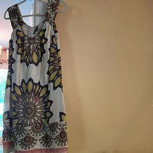 Dress 100 % silk , print , beautiful print by Vince